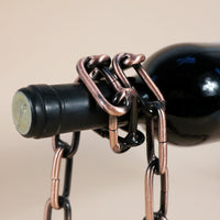 Load image into Gallery viewer, Magic Iron Chain Wine Bottle Holder
