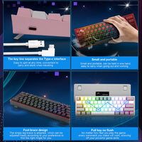 Load image into Gallery viewer, Mini Mechanical Gaming Wired Keyboard

