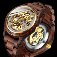Load image into Gallery viewer, Classic Wooden Men&#39;s Mechanical Watch
